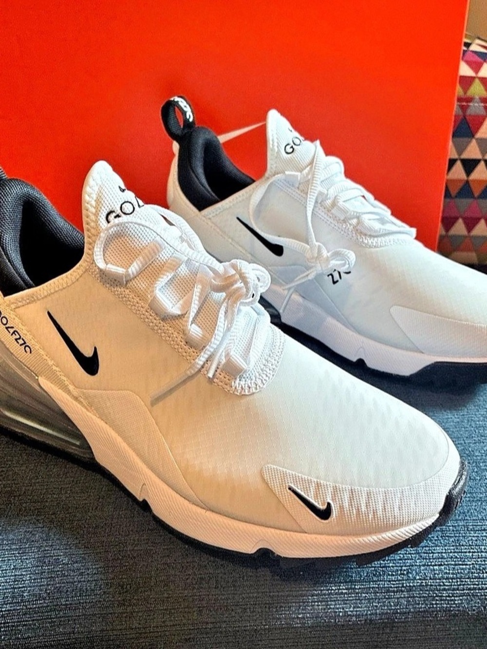 Nike Golf Air Max 270 G men's size 6 white/black-pure platinum BNIB